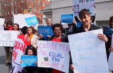Organize for Change Equal Pay Day Rally - Washington Square Park