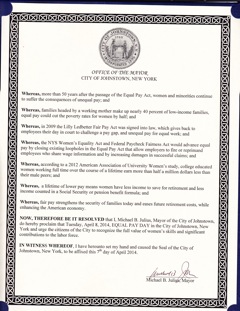 Johnstown EPD Proclamation