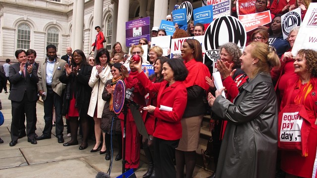 "NY women don't want just a bite of the apple...we want the whole apple!" declared Bev Neufeld, Director EPCNYC